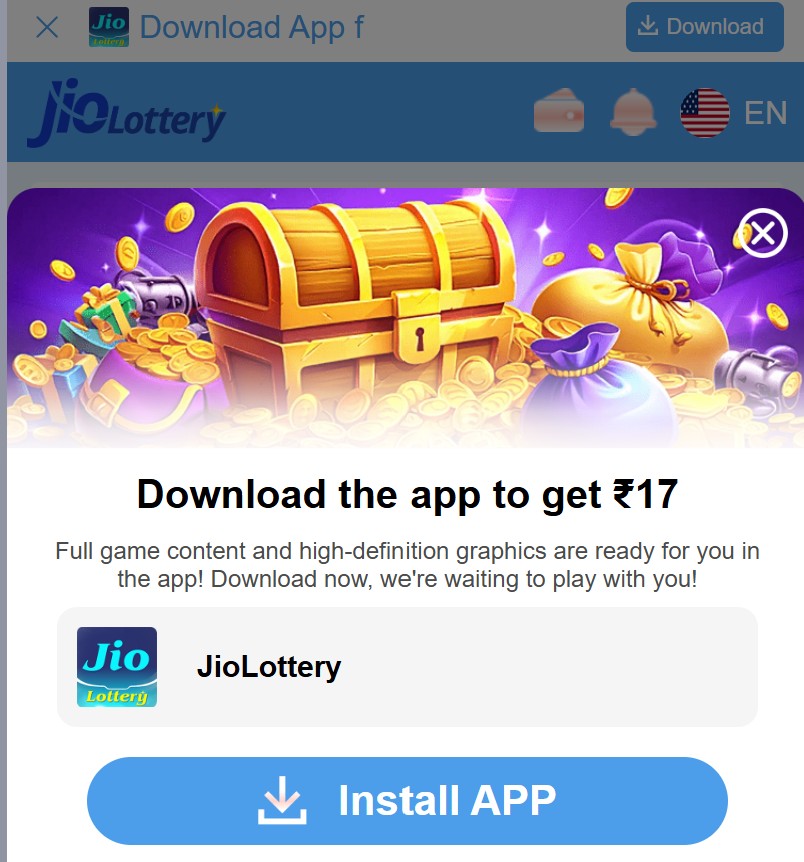 Download JioLottery App for Android